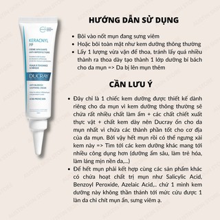 Kem Dưỡng Ducray Keracnyl PP Cho Da Mụn 30ml