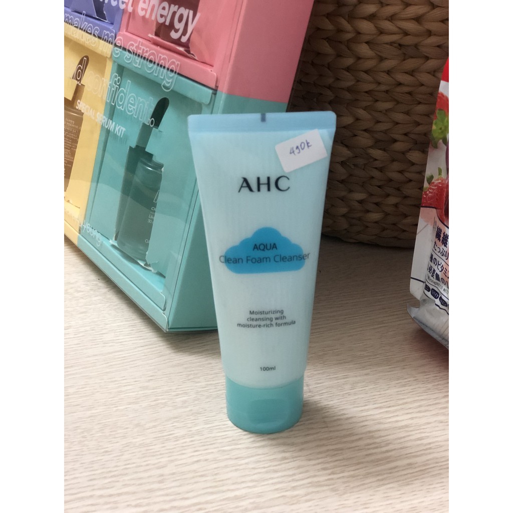 Sữa Rửa Mặt Cấp Ẩm AHC Aqua Clean Foam Cleanser 100ml