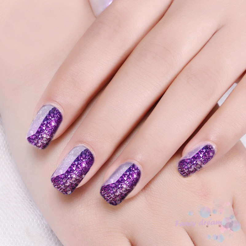 Sơn bóng trang trí móng 7ml phối nhũ đẹp mắt