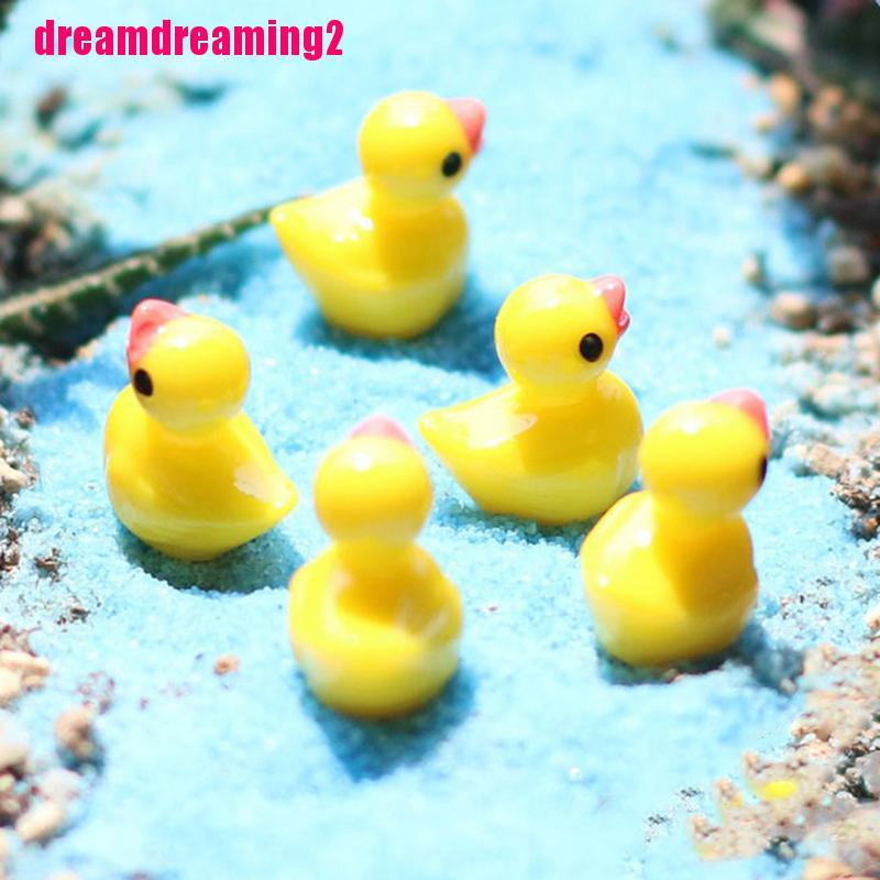 Bộ 10 Vịt Nhựa Trang Trí Với Nhỏ