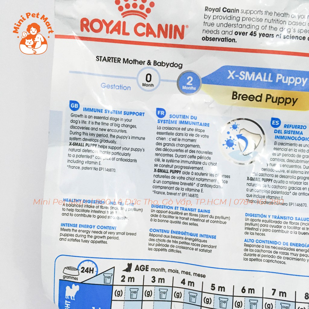 [1,5kg] Thức ăn hạt cho chó con giống siêu nhỏ ROYAL CANIN