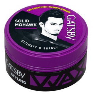 Wax tạo kiểu tóc Gatsby Solid Mohawk Ultimate & Shaggy Tím 75g