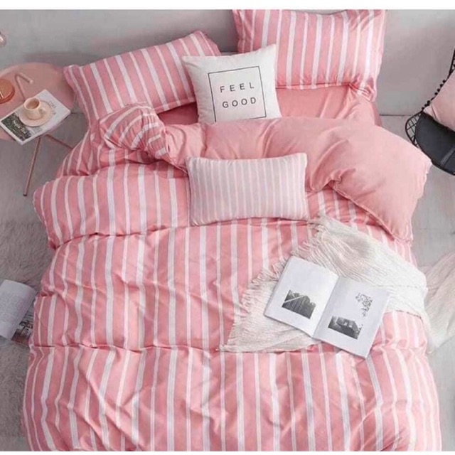 Cotton Poly kẻ hồng