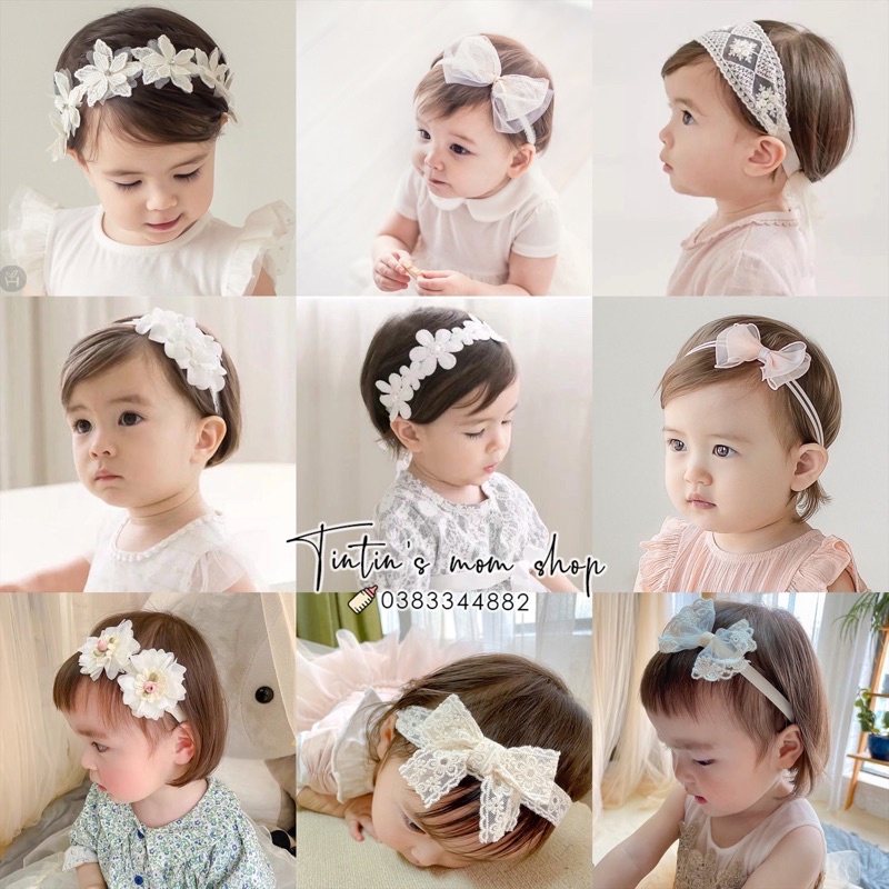 Băng đô cho bé - Turban xinh các loại dành cho bé gái