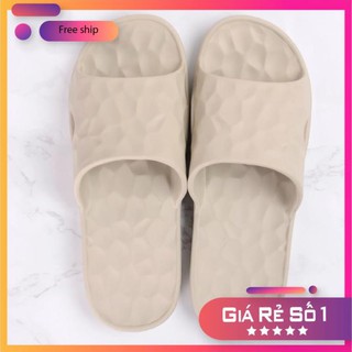 Hàng siêu HOT Dép nam hoa văn hình học (kaki) - MiniGood