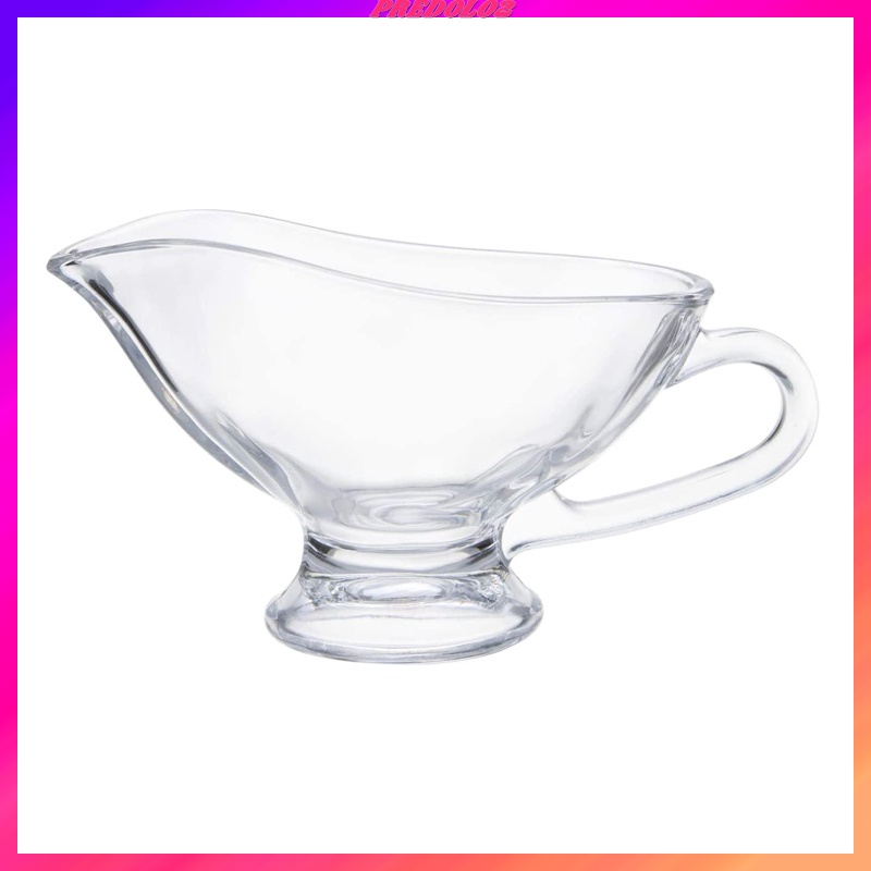 Clear Beefsteak Gravy Sauce Boat Steak Juice Container Restaurant Tool 250ml