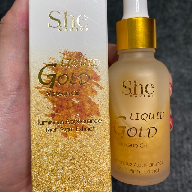 Lót tinh chất vàng SHE MAKE- UP