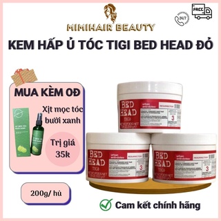 Kem hấp ủ tóc tigi đỏ, phục hồi tóc hư tổn level 3 - mimihairbeauty