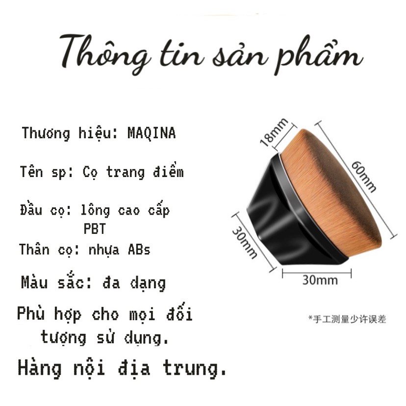 [MẪU MỚI] CỌ TRANG ĐIỂM ĐẦU LÔNG SIÊU MỊN - HÌNH QUẠT ĐỘC ĐÁO, HỘP NHỰA CỨNG.