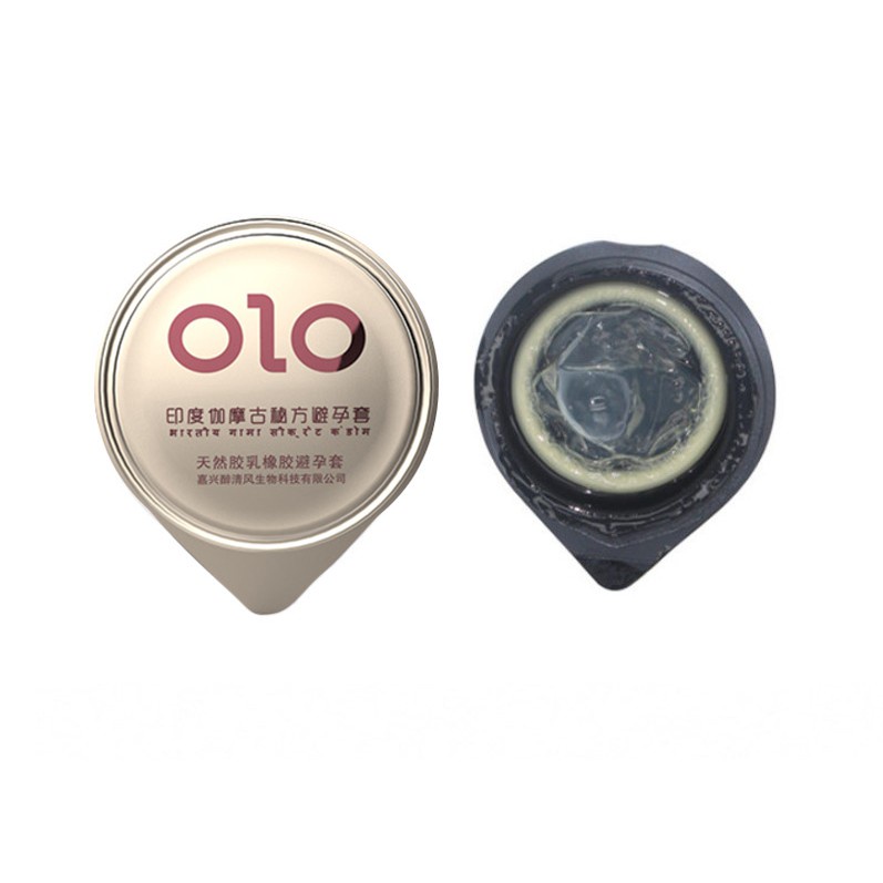 Bao cao su OLO 001 có gai Gamma Ấn Độ hàng kéo dài thời gian quan hệ GUNX SHOP - HOP 10c bcs