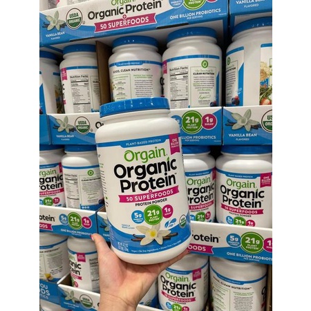 Bột Protein hữu cơ Orgain Organic Protein của Mỹ