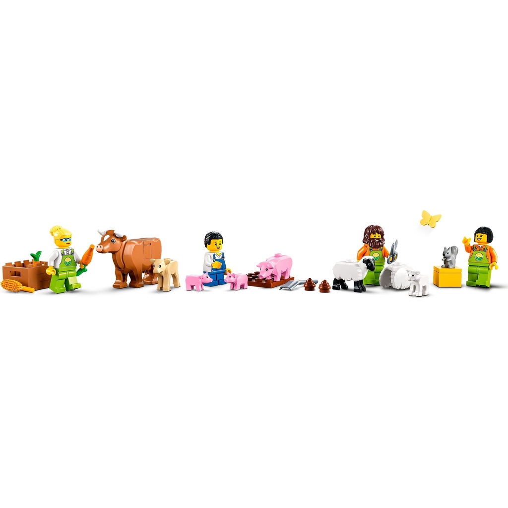 60346 Đồ chơi lắp ráp Iego CITY Barn & Farm Animals - Chuồng & trang trại động vật