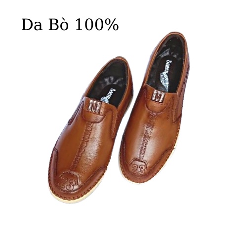 Giày Công Sở Nam Giày Lười  Phong Cách Hàn Quốc Da Bò Lịch Lãm Trẻ Trung Năng Động