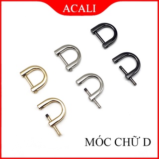 Móc chữ D - Móng ngựa chữ D phù hợp quai túi LV Nice nano  | Màu sắc đa dạng