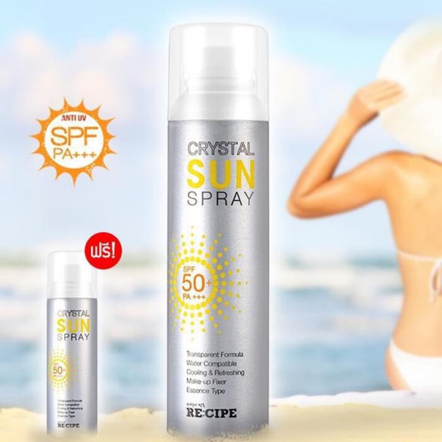 Kem chống nắng dạng xịt Crystal Sun Spray SPF 50+ PA+++