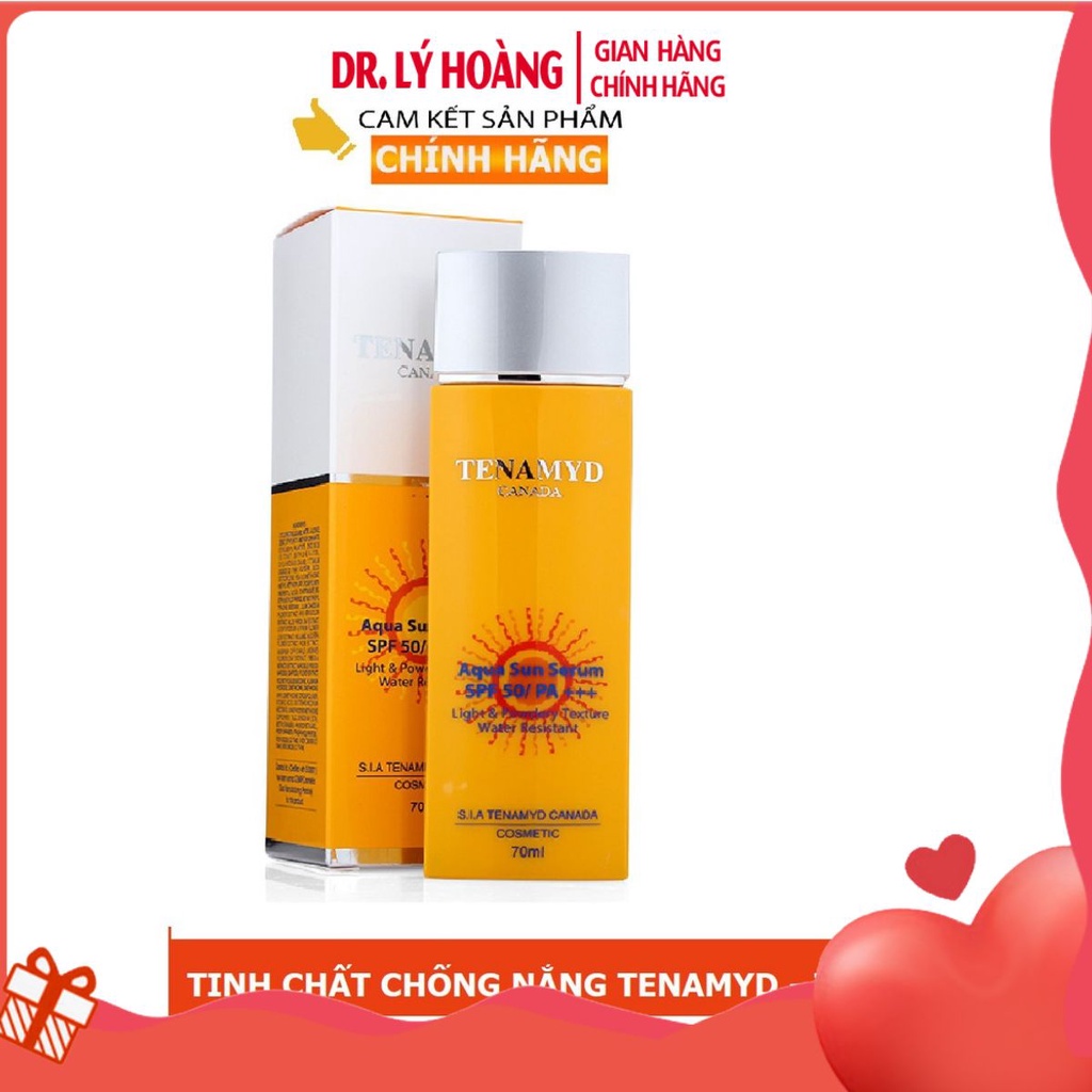 Huyết Thanh Chống Nắng Tenamyd SPF 50/PA+++ Aqua Sun Serum SPF tuyệt đối an toàn cho da. - 𝐃𝐫.𝐋𝐲́ 𝐇𝐨𝐚̀𝐧𝐠