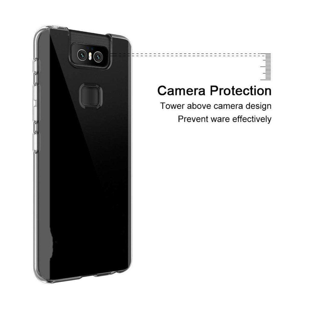 [Loại Tốt] Ốp lưng ASUS ZenFone 6 6Z ZS630KL Silicon Dẻo trong suốt