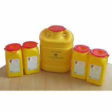 Bình huỷ kim tiêm nhựa 6,8 lít và 1,5 lít