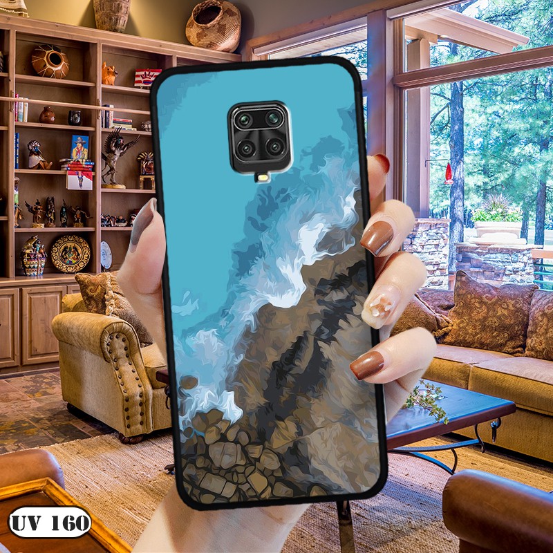 Ốp lưng nhám Xiaomi Redmi Note 9s/ Note 9 pro - in hình