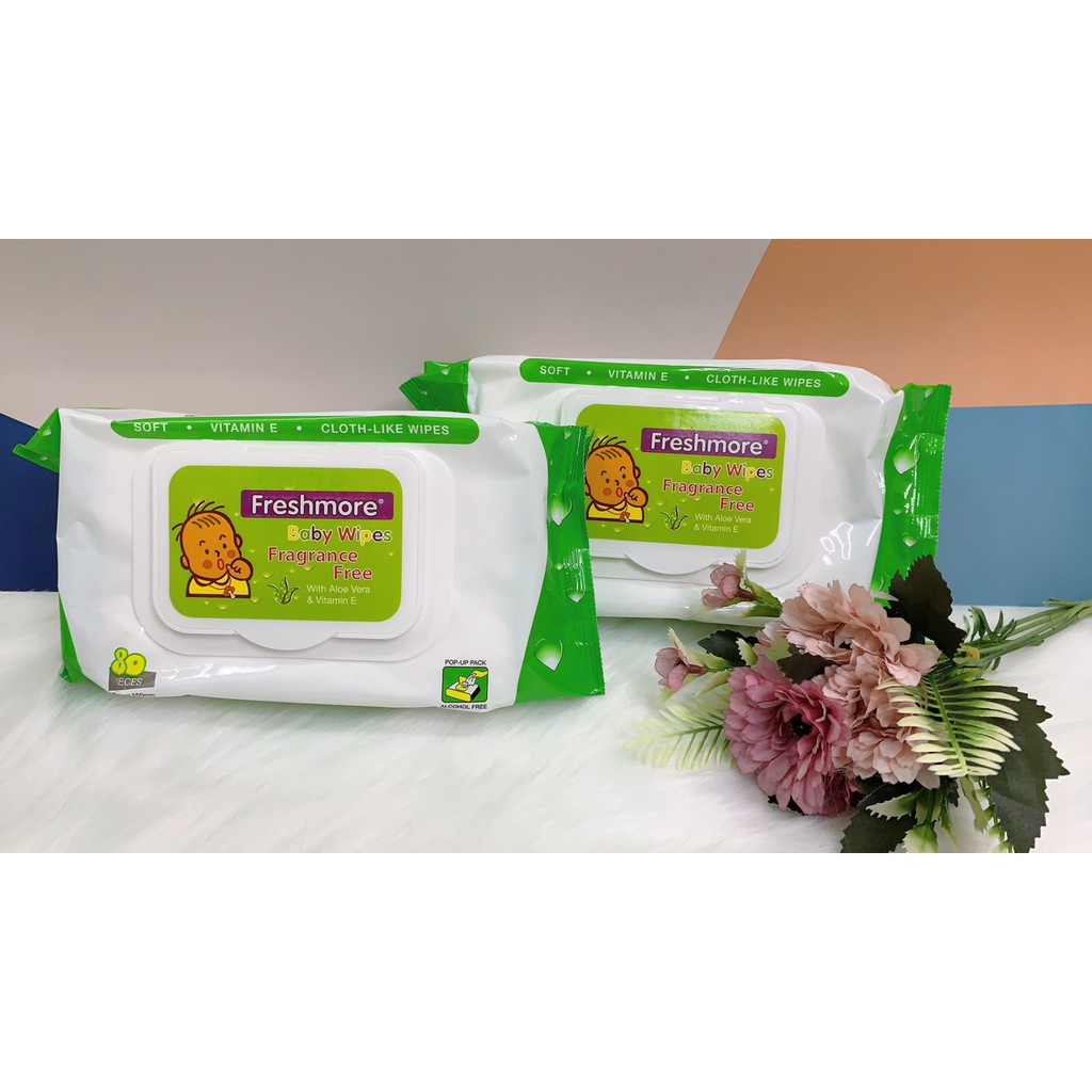 Giấy ướt trẻ em không mùi Freshmore