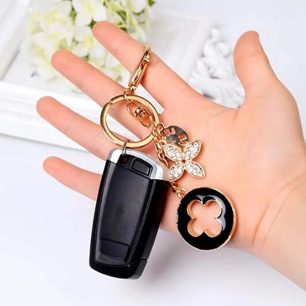 Móc Khóa Kim Loại Hình Cỏ Ba Lá Đẹp Mắt Cho Nữ|Mặt Dây Chuyền Xinh Xắn Chất Lượng