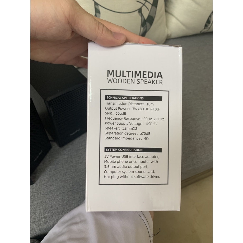 ❤️KeyyStore❤️ Loa Vân gỗ mini Loa gỗ 2.0 mini Loa laptop mini 1017 D091 cho máy tính laptop PC Âm Thanh KhủngSiêu bền