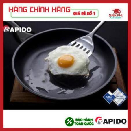 Chảo chống dính bếp từ Rapido 28cm, chảo từ Teflon Rapido 28cm đáy phẳng,thân và đáy chảo bằng nhôm đúc nguyên khối