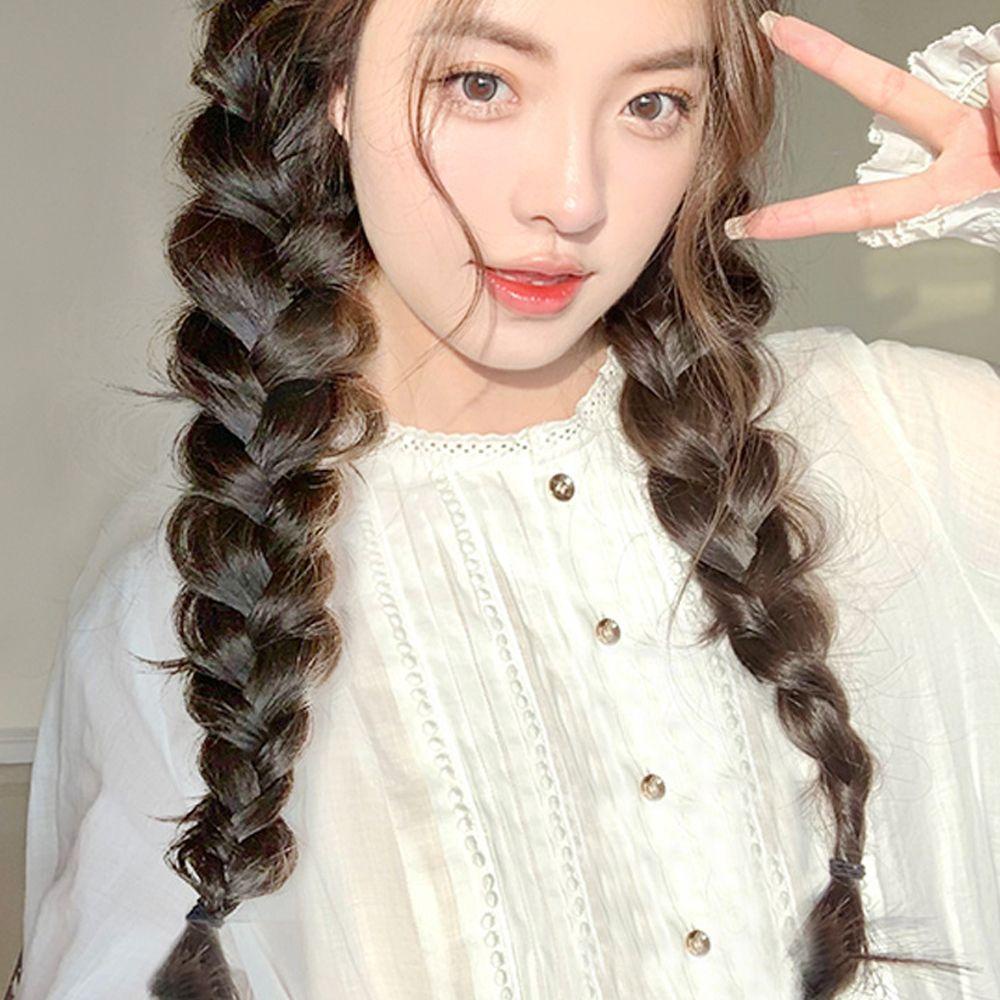 JARRED Tóc Giả Thắt Bím Đuôi Ngựa Bằng Sợi Tự Nhiên Ngọt Ngào Cho Nữ