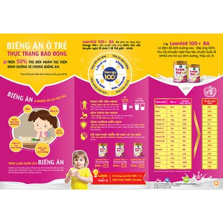 Sữa bột Nutricare Leankid 100+Ba 400 gam