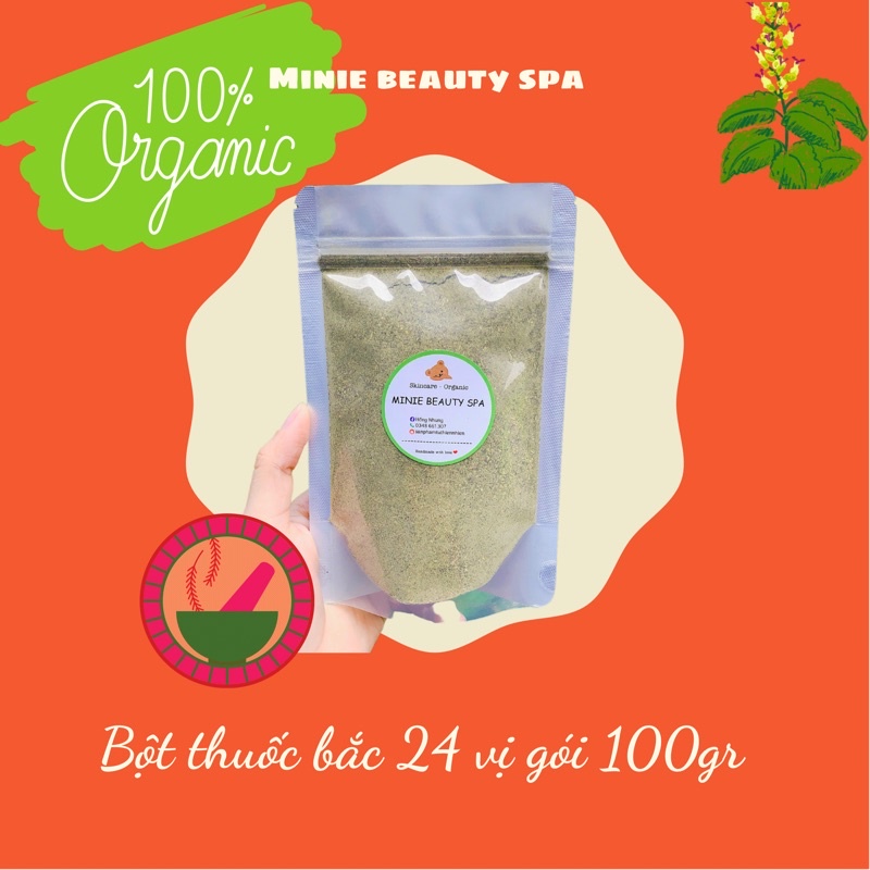 Bột thuốc bắc 24 vị gói 100gr tắm trắng body | BigBuy360 - bigbuy360.vn