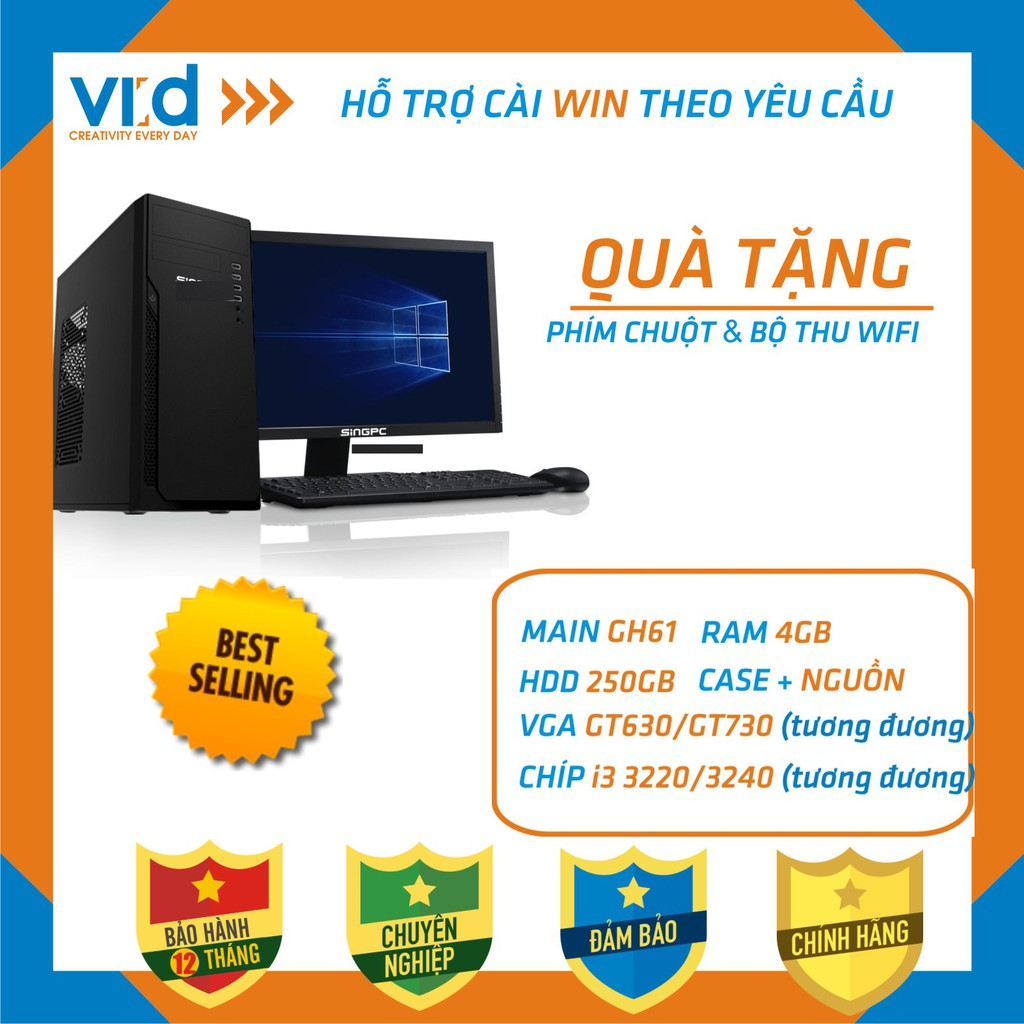 Bộ máy tính chơi game GTA LOL CF phím chuột đầy đủ - Bảo hành 12 tháng !!! | WebRaoVat - webraovat.net.vn