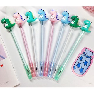 Bút khủng long trong D66 hoạt hình dễ thương  kute viết gel