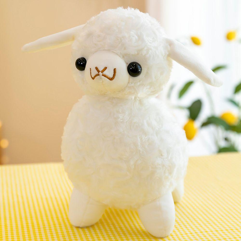 Lạc Đà Alpaca Nhồi Bông Mềm Mại Trang Trí Nhà Cửa