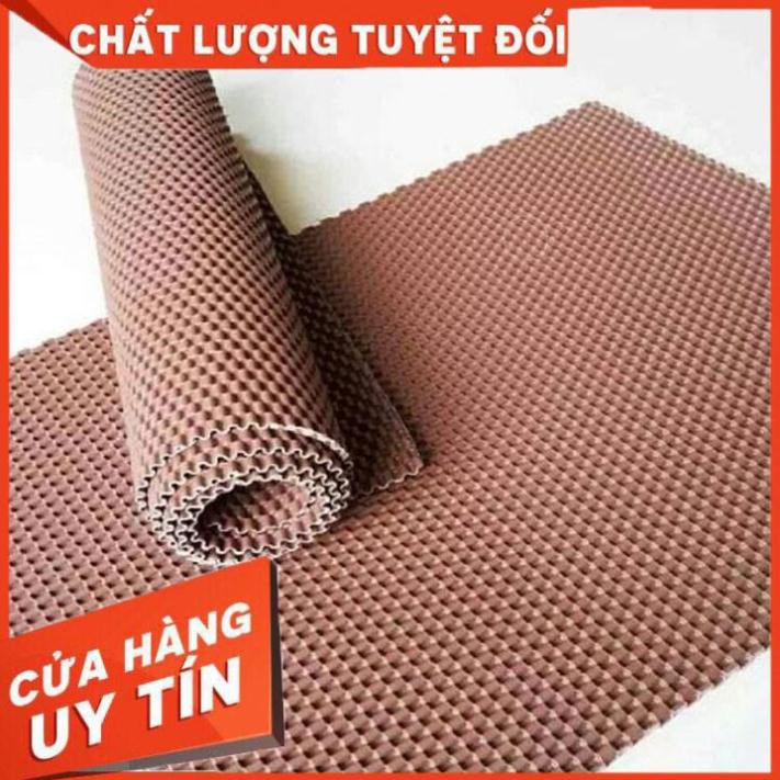 [Màu Kem] Thảm Lót Sàn Ô Tô 2 Chỗ, Ô Tô Tải, Thảm Lót Cao Su 150cm x 60cm