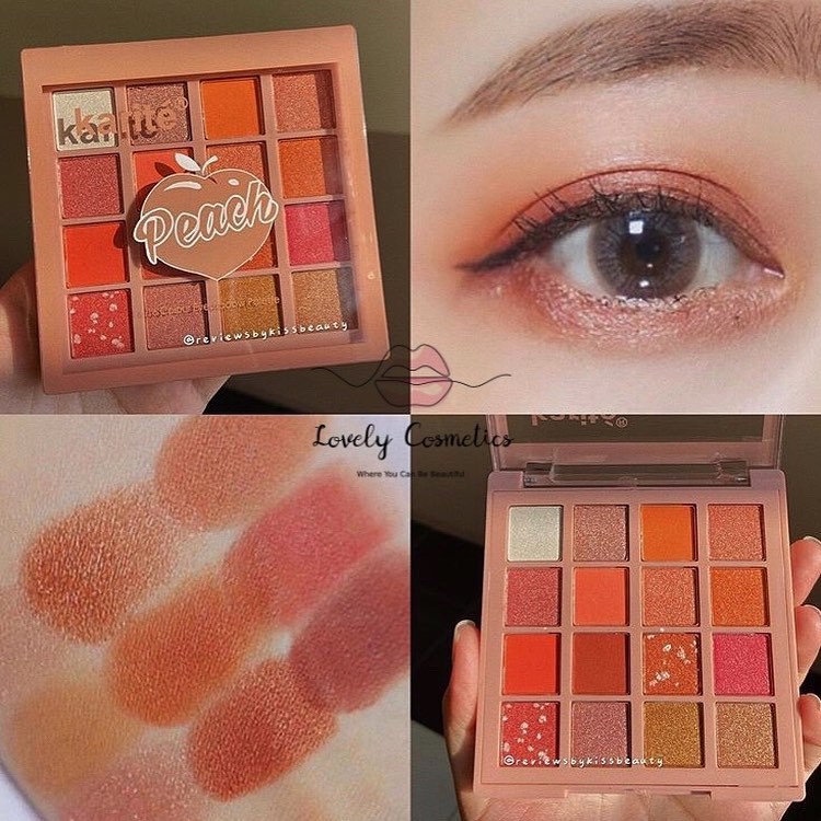 Bảng phấn mắt Karite Peach 16 ô