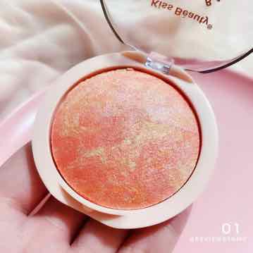 MÁ HỒNG BẮT SÁNG KISS BEAUTY BAKED BLUSH