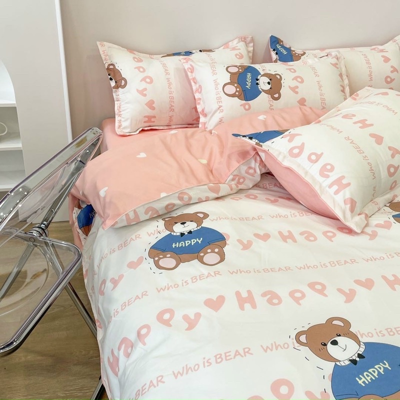Set chăn ga gối poly cotton: nhí nhố cute | BigBuy360 - bigbuy360.vn