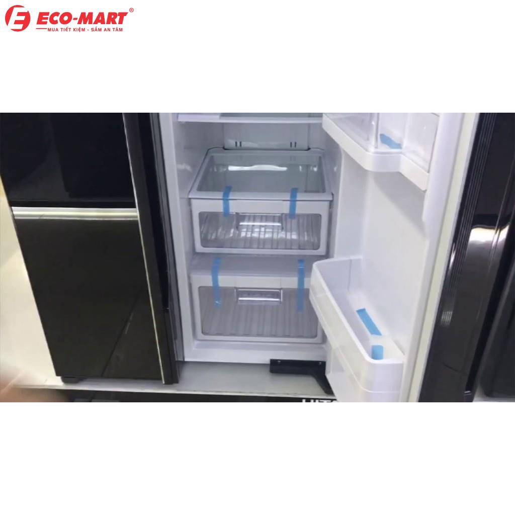 Tủ lạnh Hitachi side by side R-FS800GPGV2(GBK) 2 cửa màu đen