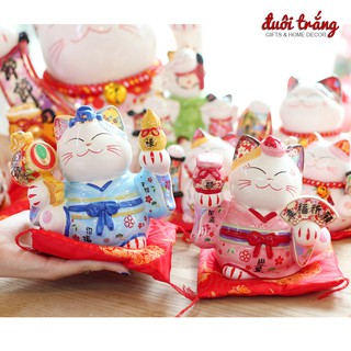 Mèo thần tài tân lang - tân nương 15cm