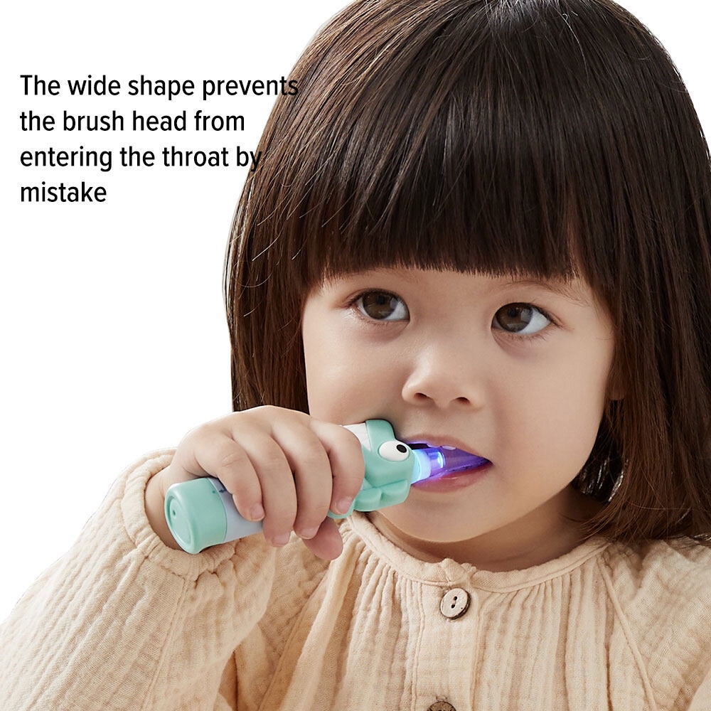 Bc Babycare Bàn chải đánh răng điện siêu âm thông minh cho bé với chức năng hẹn giờ LED cho bé 0-3 tuổi