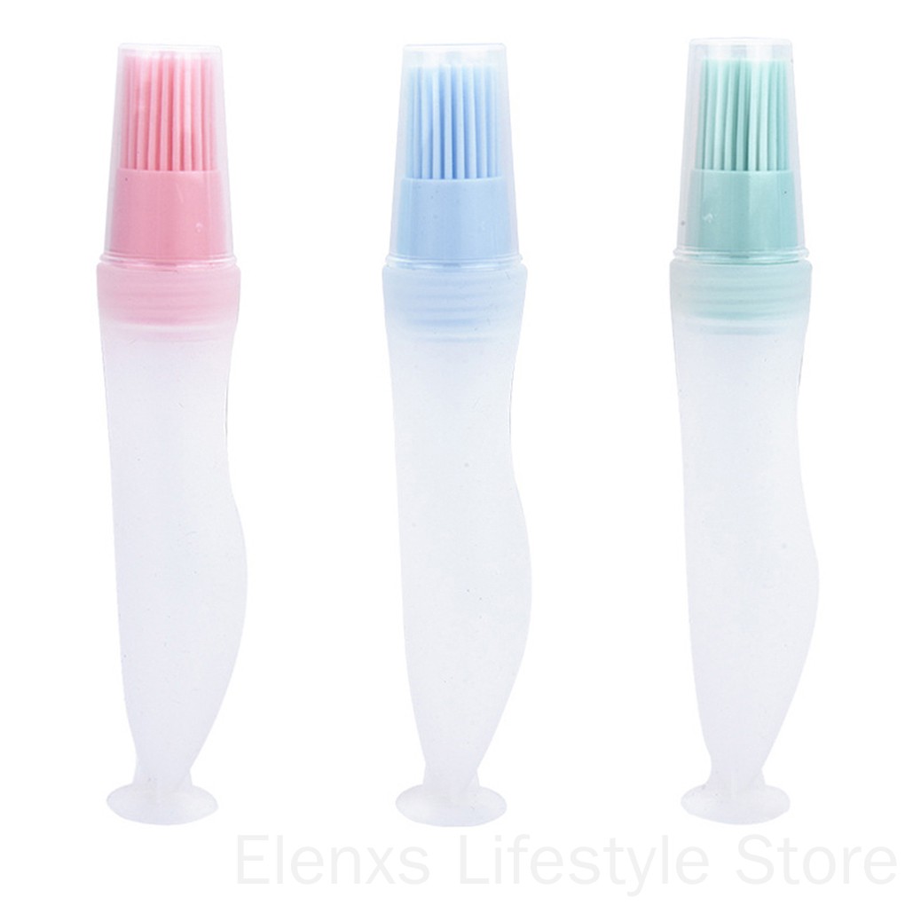 Cọ silicone chịu nhiệt gắn lọ dầu ăn quét thực phẩm nướng BBQ tiện lợi