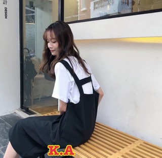 Sét yếm áo kẻ kèm ảnh thật