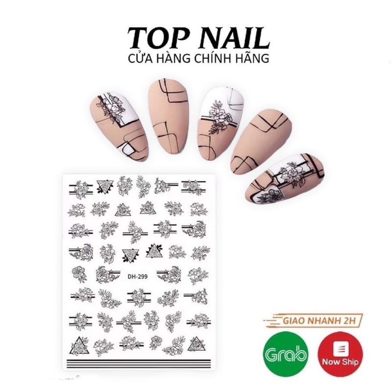 Hình dán móng,sticker nail trang trí móng