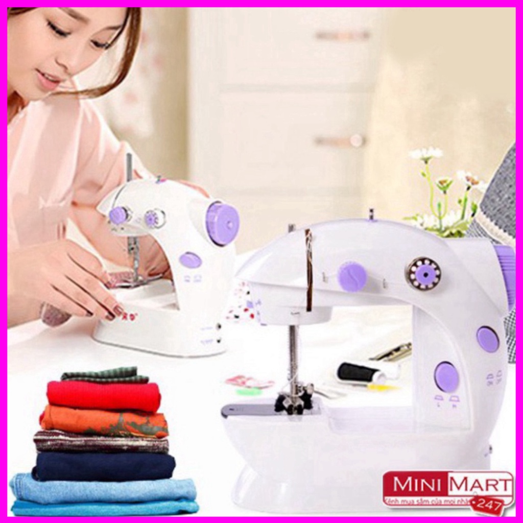 Máy May Để Bàn - Máy Khâu Mini Gia Đình SIêu Tiện Lợi