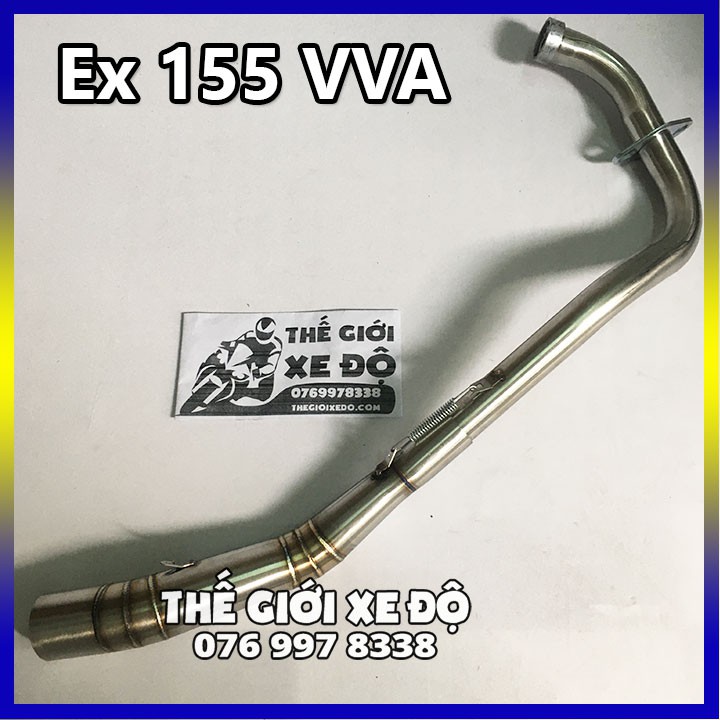 Cổ pô ex 155 vva - cổ pô tăng exciter 155 vaa 2021 gắn pô độ