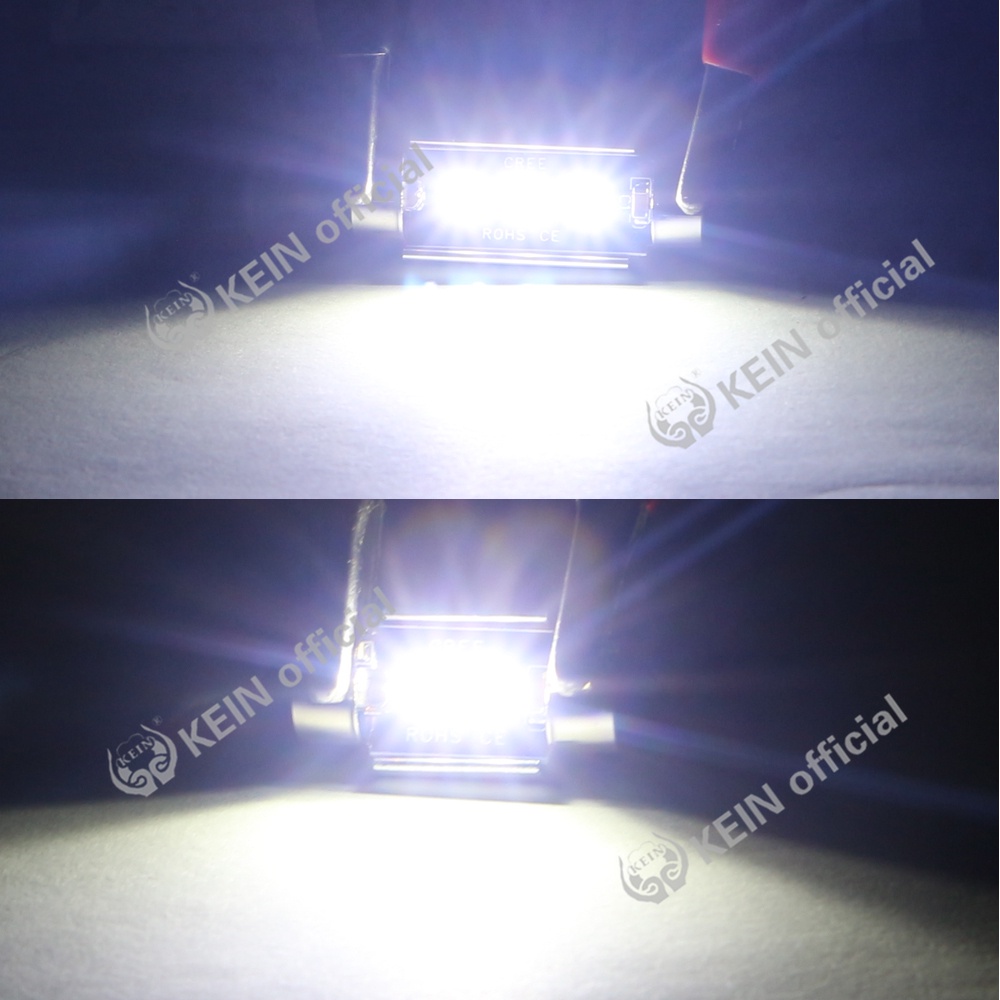 KEIN Festoon Led Light for Car License Plate 31mm. 36mm 39mm 41Mm Festoon C3W C5W C10W Car Interior Light Dome Light Signal Light Reading Light License Plate Light Plate Light Auto Led Lamp DC12V White