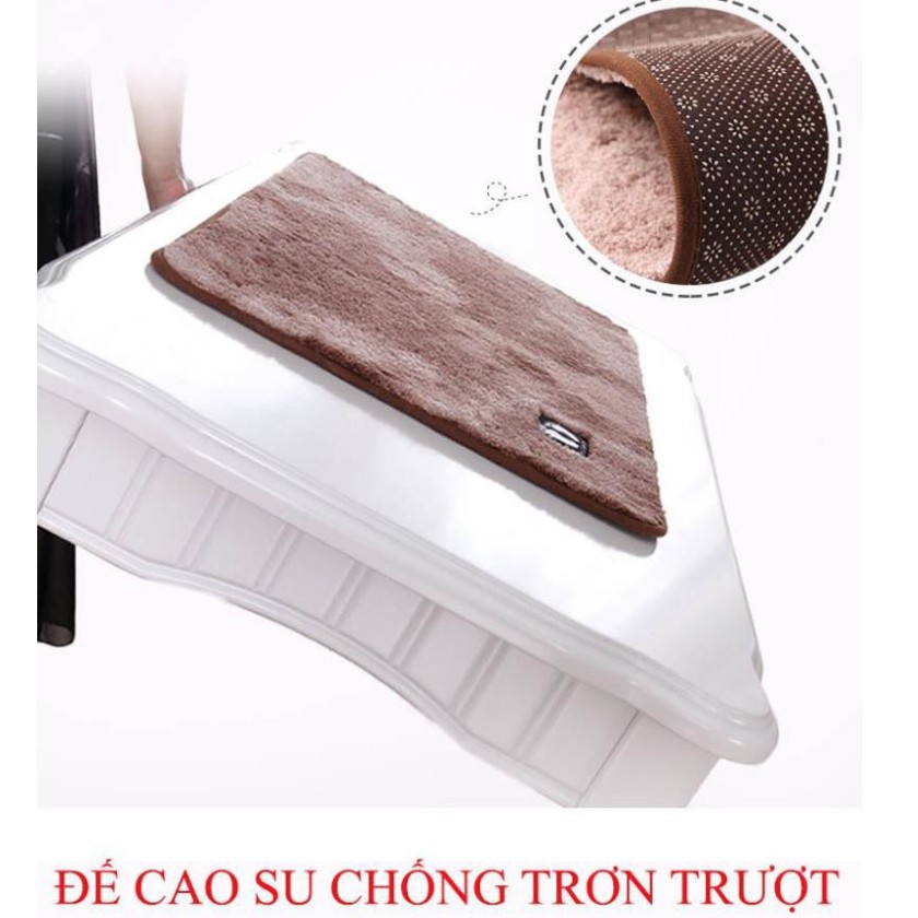 ⚡CAO CẤP⚡Thảm Lau Chân LEN MỊN thấm hút tốt KHỔ 40*60cm