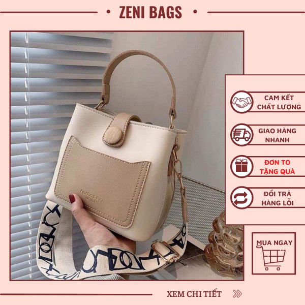 Túi Tote Da Nữ Đi Chơi, Túi Đi Học phong cách Hàn Quốc ZENI BAGS mã Z07