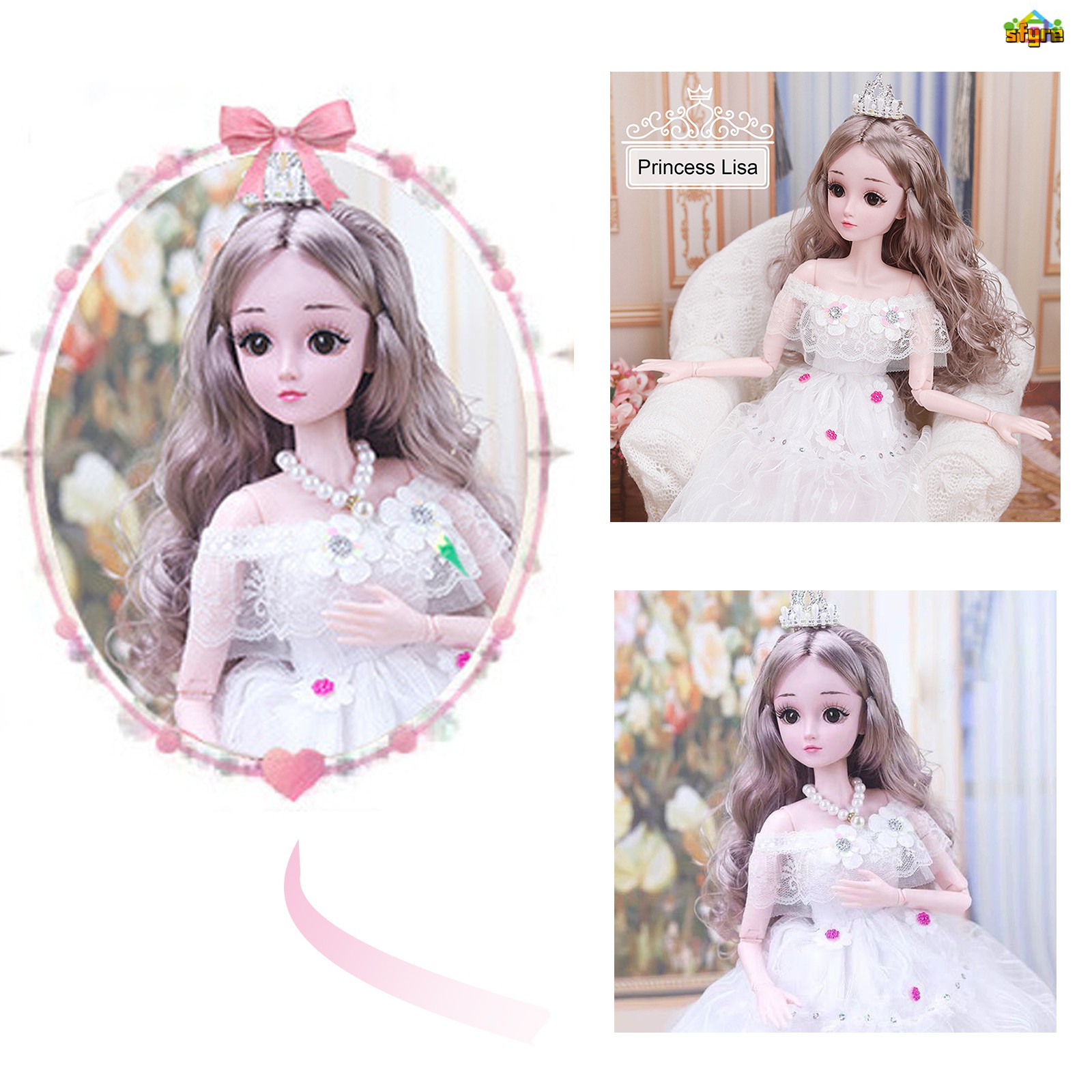 Búp Bê Barbie 60cm Hình Búp Bê Phim Hoạt Hình Frozen