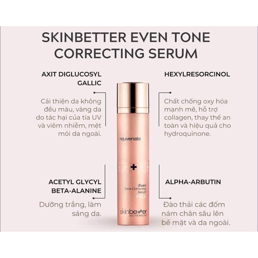 Serum Eventone Mờ Thâm Nám, Sáng Da Skinbetter Even Tone Correcting 50ml